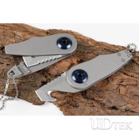 Multifunctional outdoor tool knife with rope cutter and saw UD405277